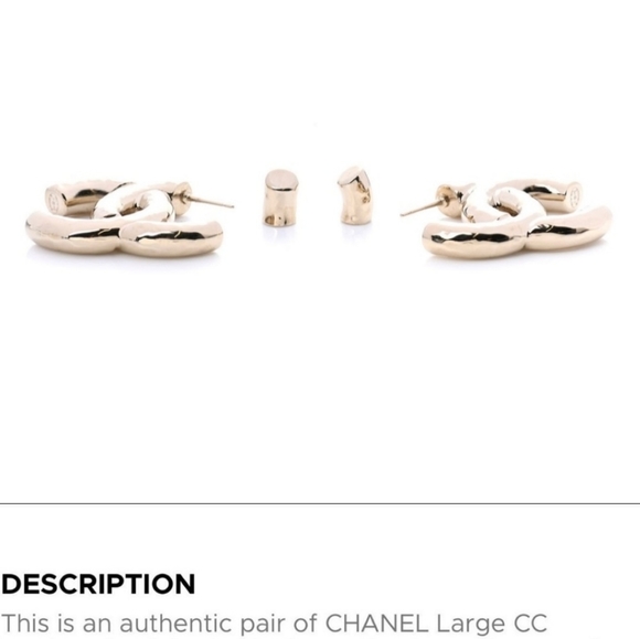 SOLD! Authentic Chanel 22c Earrings( 2022 Cruise Collection) - Picture 9 of 9